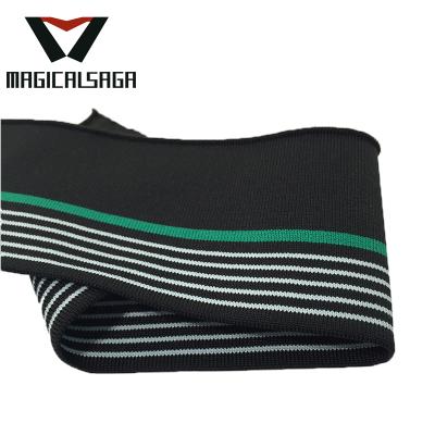 China Memory New Design 2x2 Knit Colorful Striped Edge Rib Trim Fabric for sale