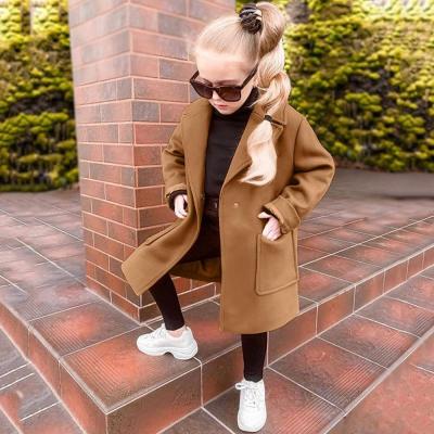 China China Manufacture Selling Autumn Children Clothing England Baby Winter Viable Warm Woolen Coat Baby Loungewear for sale