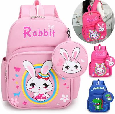 China 2021 Children School Bag Children Rabbit School Backpack Kids Invent Purse Bag for sale