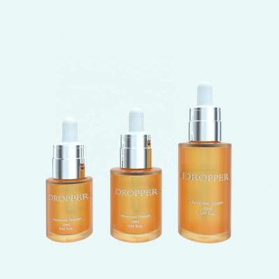 China 20ml 30ml 50ml 1oz Custom Cosmetic Plastic Cosmetic Packaging Bottle With Dropper For Essential Oil Lotion Serum for sale