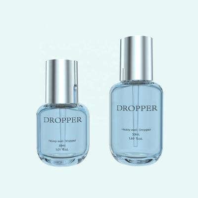 China 30ml 50ml 1oz Cosmetic Autofill Autofill Dropper Plastic Cosmetic Packaging Bottle for sale