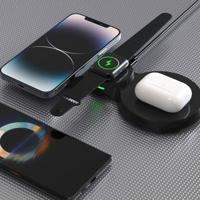 China Portable High Quality 3 in 1 Fast Qi Wireless Charger for iPhone 14 for Apple Watch for sale