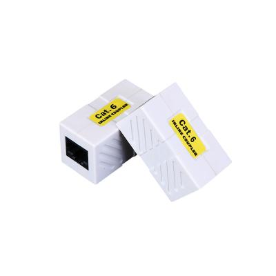 China Cat 5e Cat6 Connector Rj45 Connector Cat 6A Extension Keystone Inline Coupler Unshielded LAN Ethernet Network Jack RJ45 for sale