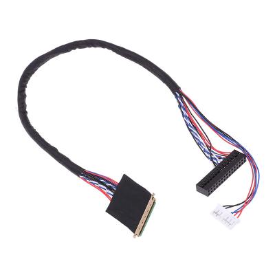 China Automotive 40 Pin 41Pin 1 Channel 6 Bit LED LCD LVDS Screen Cable for display lvds cable for lcd panel for sale