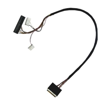 China Monitor 40 Pin 1 Channel 6 Bit LED LCD LVDS Screen Cable For Display for sale