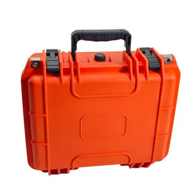 China Orange Color IP67 Waterproof Dustproof Shockproof Tool Box Portable PP Hard Plastic Case for sale