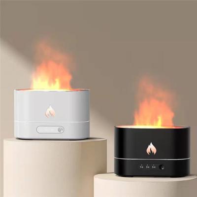 China Chinese Household Suppliers Bedroom Home Ultrasonic Atomization Timed Simulation Flame Aroma Diffuser for sale