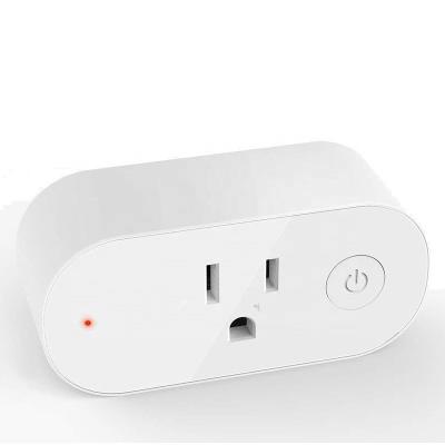 China Wifi FCC TEL 16A Mini Tuya WiFi Smart Plug Socket with Google Assistant Voice Alexa Control Timer Function for sale