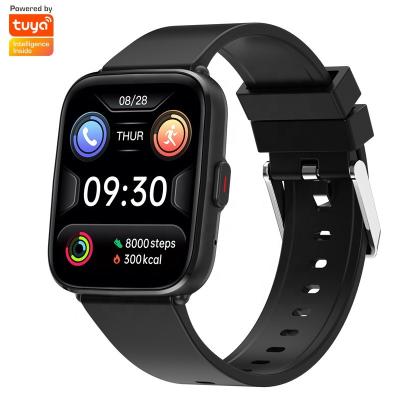 China Wifi Smart Home Control G12 1.69inch Smartwatch Phone Calls Temperature Health Monitoring Fitness Tracker Watch Tuya App for sale