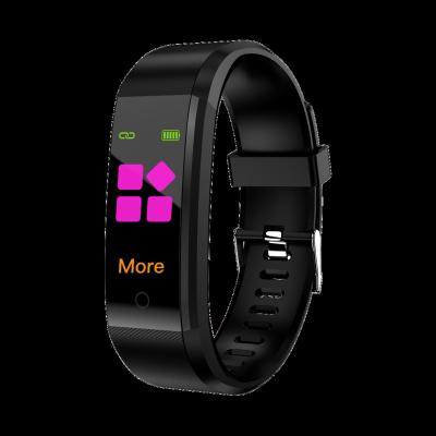 China MP3 Remote Playback 50mAh 0.96 TFT Color Screen Camera Activity Tracking Message Alarm ID115 Plus Smart Wristband for sale