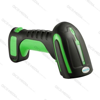 China Bluetooth 2d qr pdf417 wireless handheld barcode scanner handheld 2d barcode scanner with memory for sale