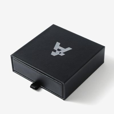 China Factory Custom Logo Jewelery Box Factory Custom Logo Jewelry Packaging Box Drawer Box Ring Earring Necklace Bracelet Black Cardboard Luxury Paper Jewelry Boxes for sale