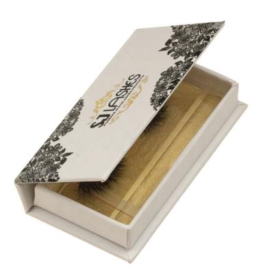 China 2022 Handmade Magnetic Eyelash Packaging Box Private Label 3d Mink Lashes Rose Gold Marble Customization Eyelash Packaging Box for sale