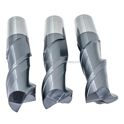 China HEM2F16160100 16mm CNC HRC65 Carbide End Mills Machining Flat Square Endmills Milling Tool Cutter CNC Milling End Mills for sale