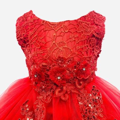 China High Quality Anti-wrinkle Summer Dress Kids Party Wear Bridesmaid Western Party Birthday Tow Dress for sale