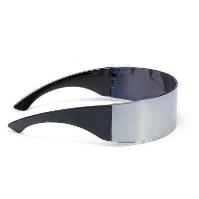 China Fashion Sunglasses Shape Prom Headband Sunglasses Party Glass One Piece Sunglasses for sale