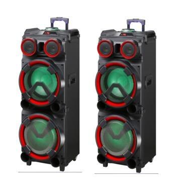 China USB/FM/Bluetooth/aux. - in /SD Card /Wireless MIC 2021 High Quality New Design Active Speakers With USB Ports Bass Boost Passive DJ Box Speaker Passive Loudspeaker for sale