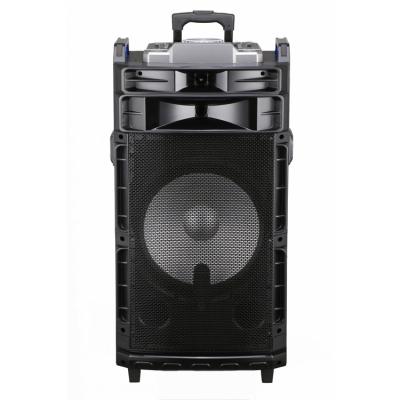 China Portable Wireless Outdoor Party LED Light High Power Player Wireless System DJ Subwoofer Audio Speakers for sale