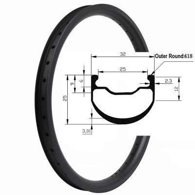 China BMX bikes professional carbon bmx rims 20 inch anvil 25mm depth 32mm wide rim tubeless compatible 406 wheel for sale