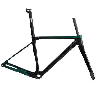 China Road Bikes 700c Road Bicycle Carbon Frameset Full Di2 Aerial Internal Carbon Road Bike Frameset Compatible for sale