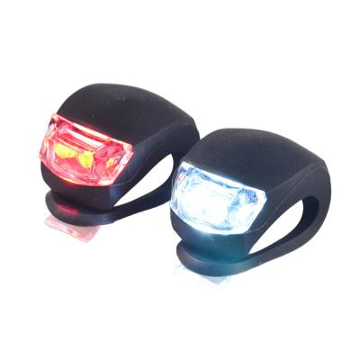 China Waterproof Bike Decoration LED Indicator Light Waterproof Bicycle Decoration LED Warning Light Alarm Safety Scooter Backpack Helmet Tent Helmet Lamp Silicone Red White Blue for sale