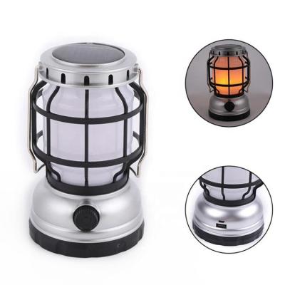 China Waterproof Energy Saving Rechargeable LED Torch Light Emergency Solar Power Lantern Outdoor Hanging Decoration for Patio Garden Camping Rise for sale