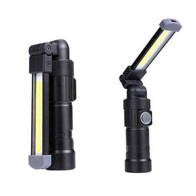 China With Magnetic Base Aluminum Alloy Magnetic Base Work Lights 360 Rotate Working Torches Waterproof Portable Rechargeable COB Led Flashlight for sale