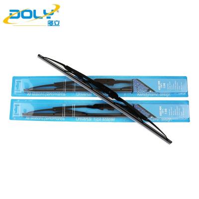 China Universal Car Windscreen Wiper Metal Windshield Wiper Blades Natural Rubber Refill Frame Auto Rubber for sale