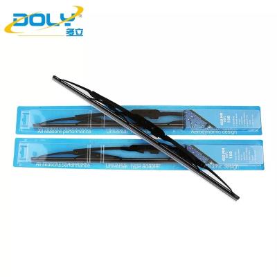 China Hot Selling Type Windshield Wiper Natural Rubber Refill Window Wiper Blade New Metal Frame Windscreen Rain Windscreen Wiper for sale