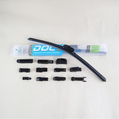 China Natural rubber car windshield wiper multifunctional universal frameless wiper blades soft wiper for sale