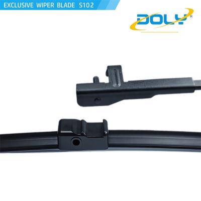 China High Quality Nature Silicone Wiper Blade Rubber Windshield Wiper Blades S102 for sale