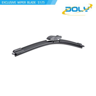 China Hot Selling Customized Universal Windshield Flat Car Wiper Blade S125 for sale