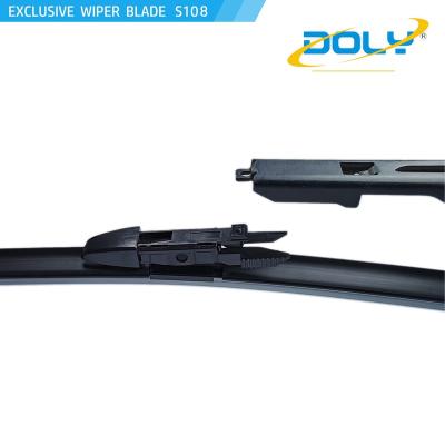 China Factory Good Quality Universal Multi Function Black Windshield Wipers Blade S108 for sale