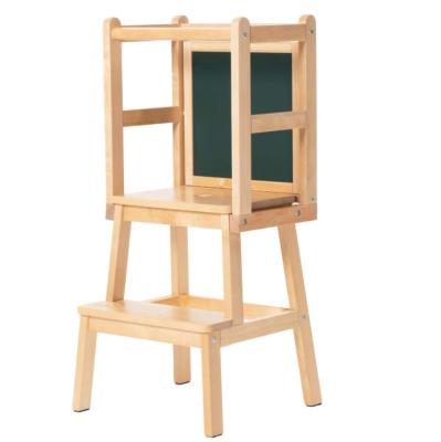 China China Factory Wholesale Foot Mating Children's Stage Sneaks Wooden Infant Enlightenment Learning Tower for sale