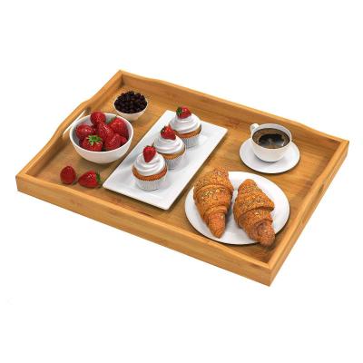 China China customized high quality wooden bamboo tray and cheap wooden tray suitable for restaurants for sale