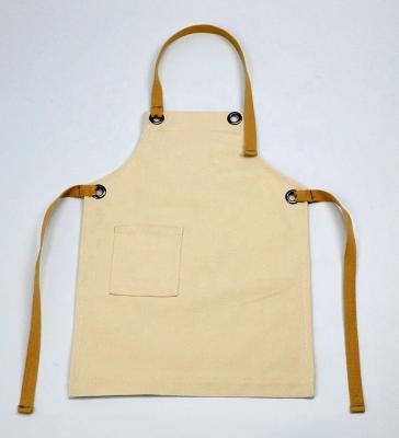 China New Kids Cleaning Artist Cooking Kitchen Custom Dinner Apron Drawing Art Writing Apron Canvas Apron Anti-fouling Logo Work for sale