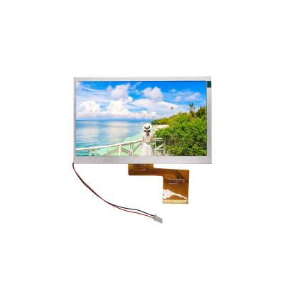 China Custom Duobond TN 60Pins FPC backlight 2500nits RGB 800*480 7 inch 7 inch LCD display module for sale