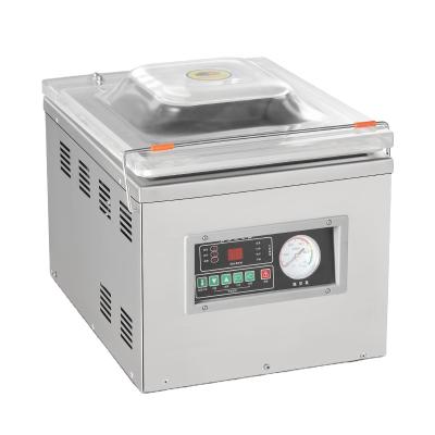 China Hotels Stainless Steel Vertical Double Chamber Rolling Vacuum Packing Machine for sale