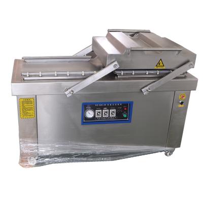 China Hotels Industrial Double Chamber 305 Stainless Steel Thermoforming Vacuum Packaging Machine for sale