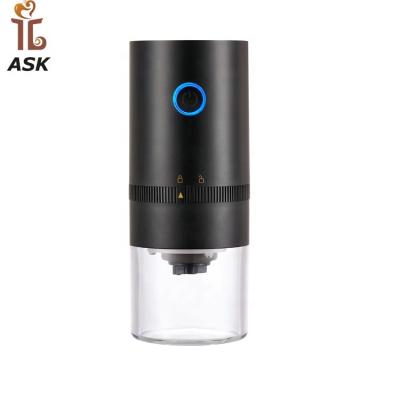 China Hot Sales USB Rechargeable Portable Ceramic Grinder Car Burr Coffee Grinder Espresso Coffee for Home, Travel, Car for sale