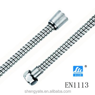 China Double Lock S-5 Long Stainless Steel Expandable 1.5meter Flexible Double Shower Hose for sale