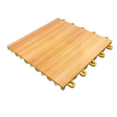 China Modern Wood Interlock PP Suspended Sports Tile For Basketball Court Mat for sale