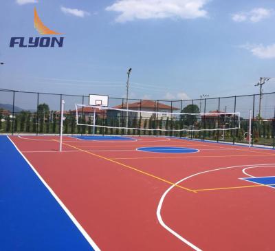 China Tennis PU Painting Gymnastics Mat Badminton Court Mat PVC Badminton Flooring for sale