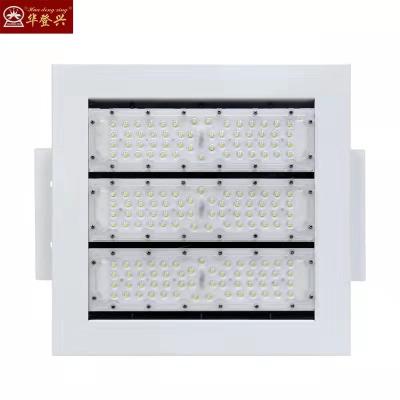 China Easy installation high quality reflectores led outdoor 100w 150w 200w 250w flood lamp module ip66 waterproof support dimming gas station light for sale