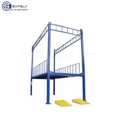 China Factory Price-4 Post Cargo Hydraulic Hotels Four Column Crane 4 Post Bridge Car Lift-For Sales for sale