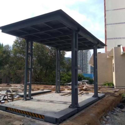 China Hotels 4000kg Underground Garage Double Scissor Car Lift Scissor Lift Table Platform Stationary Car Lift for sale