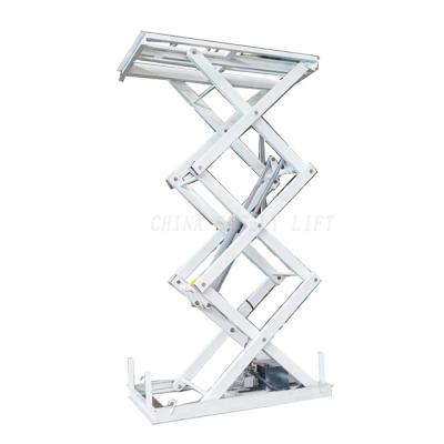 China Stationary Workshop Scissor Cargo Lift Table Platform Scissor Lift Table For Cargo Lifting Customer Required for sale