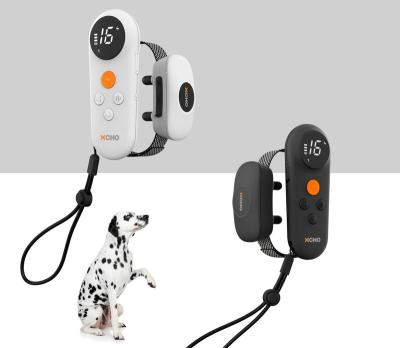 China Shock Amazon Top Selling Newest Design Dog Training Dog Collar Device With IP68 1640ft Plastic Remote Control 120pcs Rechargeable for sale