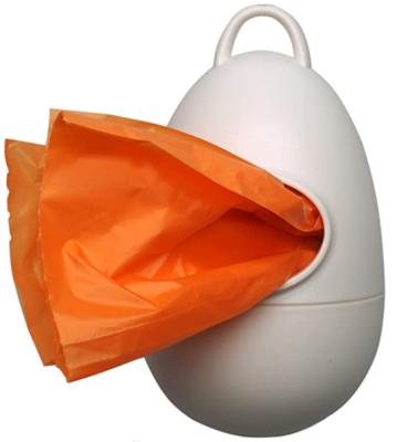 China High Quality Viable Egg Shape Pet Bag Poop Bags Dispenser Eco-friendly Material Waste Dispenser For Pet Poop for sale