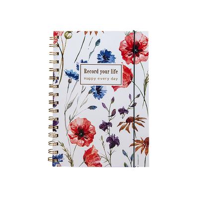 China Custom Hardcover Notebook A5 Hard Shell Notebook Personalized Work This Program Spiral Notebook for sale